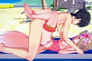 maho and karin and yuuki have intense sex... 😈