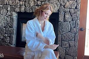 slutty redhead bridesmaid locked outta hotel room before wedding!