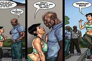 bbc teen 18+s run a train on a pornstar milf cougar in this interracial gangbang