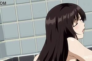 Step siblings bathing together in the bathtub - hentai uncensored subtitled