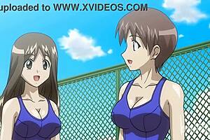 Hentai - Step Siblings Almost Caught in the Pool