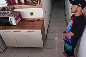 Wife risks sex with husband's friend bareback monster cock 😏