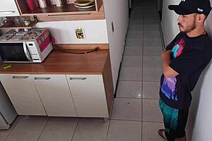 Wife risks sex with husband's friend bareback monster cock 😏