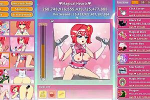 Magical Girl Clicker Gameplay Gallery With Intense Action And Detailed Scenes