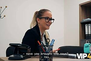 She got me cumming fast with her tight pussy and big tits during that VIP4K interview.