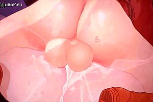 Megumin And Aqua Engage In Futanari Sex With Big Cocks And Asses In 3D Anime