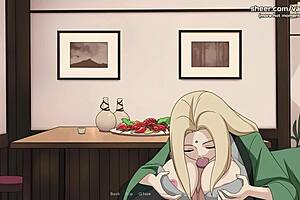 Tenten's young pussy gets creampie in naruto kunoichi trainer hentai game part 11