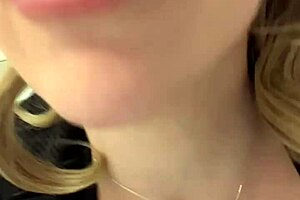 Neighbor Seduction with Ponytail and Skirt