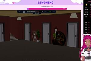 vtuber lewdneko plays harem hotel part 1