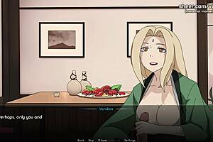 Tenten's young pussy gets creampie in naruto kunoichi trainer hentai game part 11