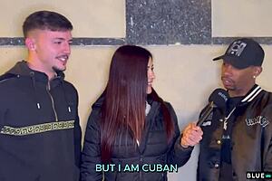 Andrea Lux Interviews Two Guys On The Street And Takes Them To The Hotel