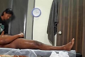 Happy ending caught in hidden cam with anime hentai massage