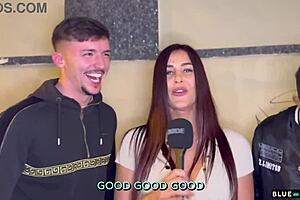 Andrea Lux Interviews Two Guys On The Street And Takes Them To The Hotel