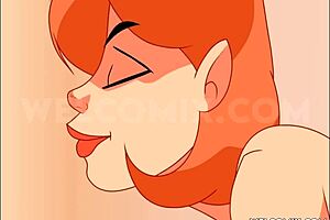 The best cumshots of the naughty home animation