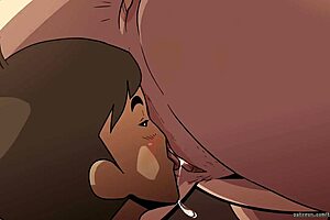 bombshell barista bound in public outdoor bondage anime hentai