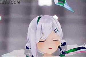 Amane Kanata Undresses And Performs Sex Dance In Hololive MMD 3D Hentai With Creampie