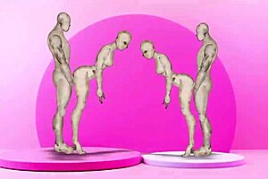 Twins intensely fucking girls in hentai style