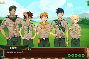 The start of the beach episode in Camp Buddy, Yoichi route, part 09