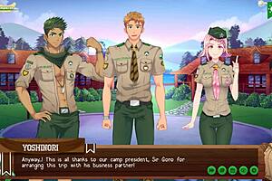 The start of the beach episode in Camp Buddy, Yoichi route, part 09