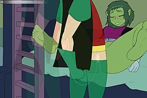 feeling ravens boobjob in 18titans part 11