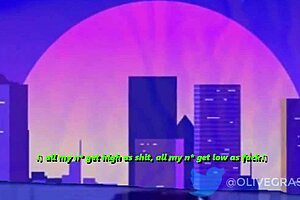 Riley Reid In Cartoon Hentai Blowjob