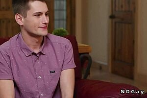 Gay Neighbors Enjoy Threesome Gathering