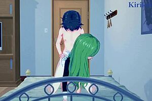 maho and karin and yuuki have intense sex... 😈