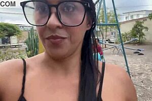 sex in a public park with an old man and two busty young 18+ women!