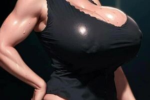 AI Generated Big-Tits Model Stuns in Sexy Art Piece 106.
