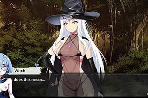 In the witch's sexual prison, the gameplay unfolds with hentai elements in episode 11