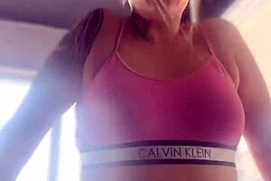 Anal Plug in Gym Leads to Horny Home Fun