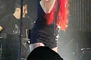 lights up the scene in sexy video shorts