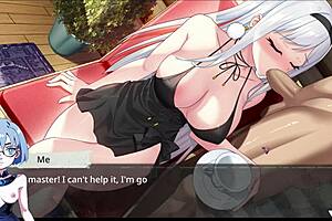 In the witch's sexual prison, the gameplay unfolds with hentai elements in episode 11