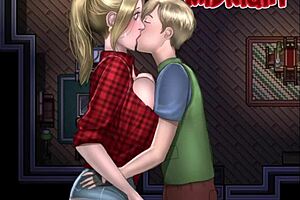 Rescuing Two Busty MILFs from Zombie Horde in Hentai Game Part 3