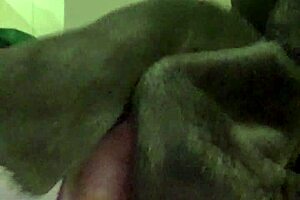 Canadian Babe Adore Masturbates Her Big Pussy In The Living Room For First Time