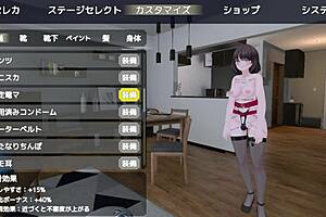 Serika sneaks OUTDOOR in a NAKED COAT for secret MASTURBATION.