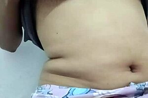 young 18+ woman touches herself homemade