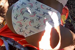 met this hot latina for outdoor sex and cum in public