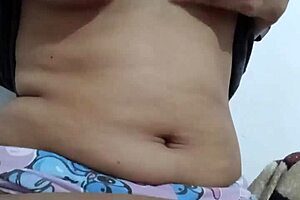 young 18+ woman touches herself homemade