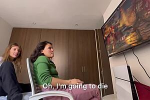 Blonde Lesbian Prima Gets Fingered and Fucked by Favorite Cousin