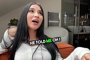 Petite 18yo Latina's Emotional First POV Anal Experience