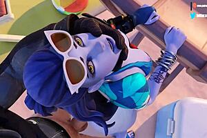 Overwatch rule34 compilation featuring brigitte and others