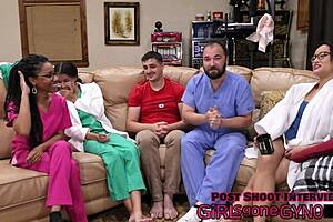 Aria Nicole Spreads for Gyno Exam!