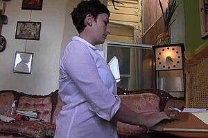 Hot lesbians Iona and Natalya with hairy pussies?