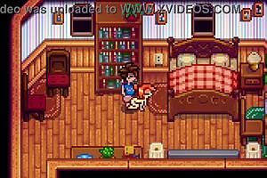 In the cozy farm life of stardew valley, robin gets her pussy fucked hard in part one spanish edition