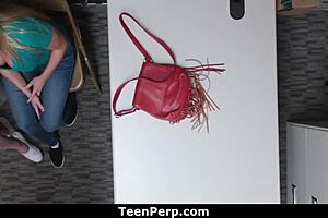 LP Officer Punishes Teen 18+ with Big Cock POV in Shop! What a Lesson!