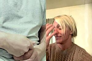 42yr old milf tries ballbusting first time