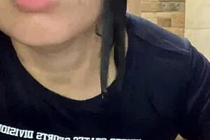 Young Girl Feels Overwhelmed Fucking Her Best Friend in Steamy Bathroom