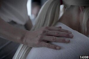 I saw the foster couple take in the shy blonde teen and fuck her