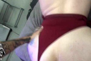 Naughty girl holding two huge cocks – will she cum?